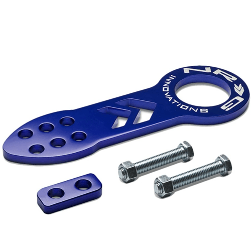 Front tow hook - Universal Fitment - Anodized Blue