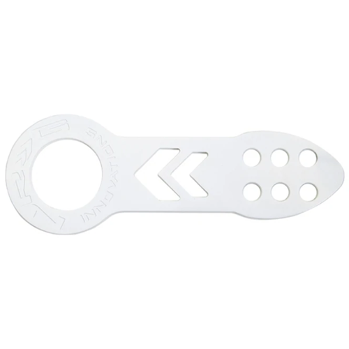 Front tow hook - Universal Fitment - White powder coat