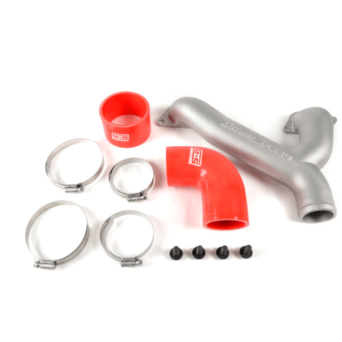 Top Mount Intercooler Y-Pipe Kit RED - Subaru 04-20 STI, 02-07 WRX, 04-08 FXT [w/STI Style TMIC]