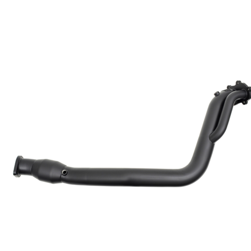 Downpipe Catted BLACK CERAMIC COATING - Subaru 02-07 WRX/STI, 04-08 FXT