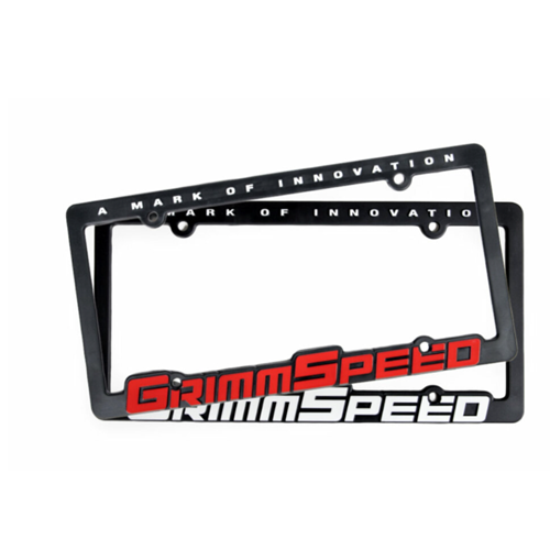 License Plate Frames - GrimmSpeed Text (Pair)