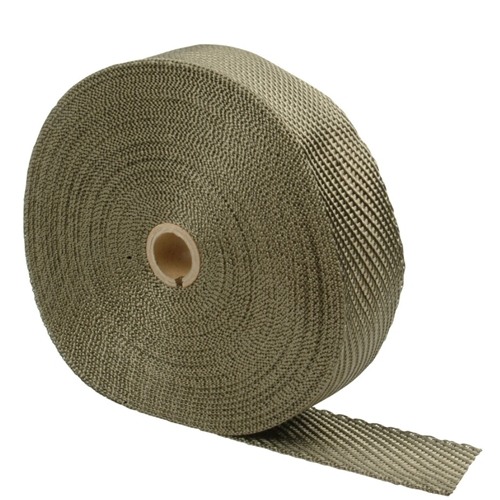 Exhaust Wrap  1" x 100ft - Titanium