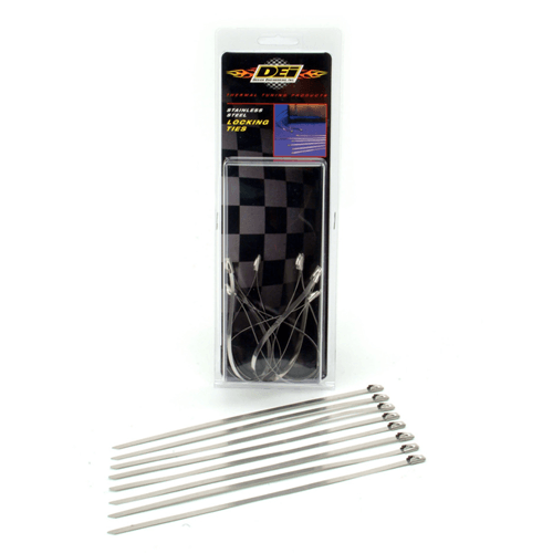 Stainless Steel Locking Tie  8" - 9 per pack