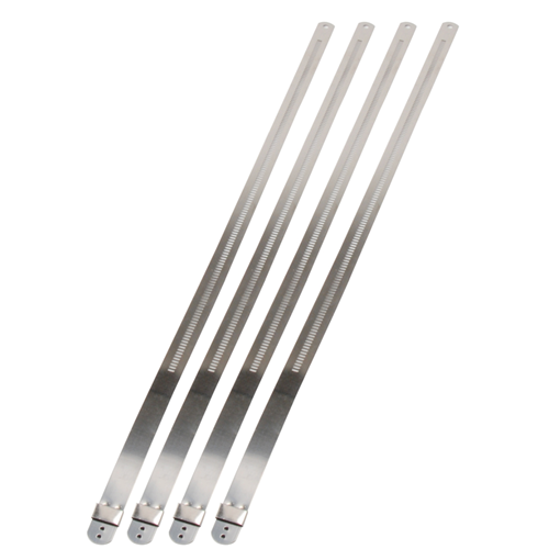 Stainless Steel Positive Locking Tie  1/2" (12mm) x 14" - 4 per pack