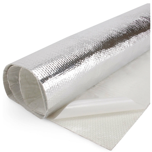 Heat Screen ™ Mylar Radiant Glass Fiber Matting w/Adhesive Backing - 36" x linear foot