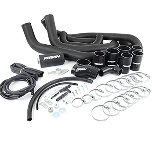 Boost Tube Box 02-07 WRX/STI Black Tubes w/ Black Couplers