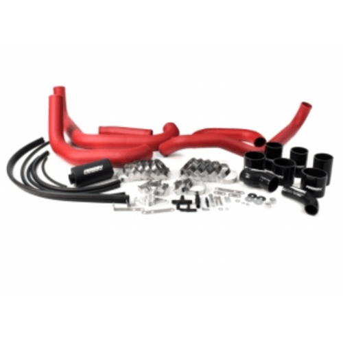 Boost Tube Box With Intake 2018+STI Red Boost Tubes w/ Black Couplers