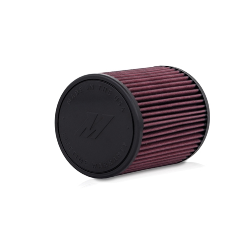 Mishimoto Performance Air Filter, 2.75in Inlet, 6in Filter Length, Red