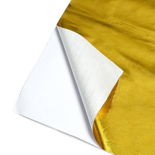 Mishimoto Gold Reflective Barrier with Adhesive Backing, 24inx24in