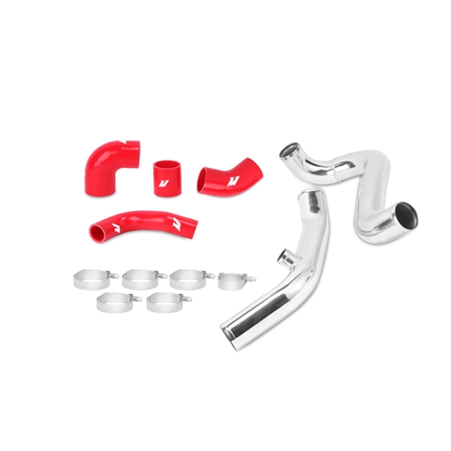 Mishimoto Mitsubishi Lancer Evolution 7/8/9 Upper Intercooler Pipe Kit, Red, 2001-2007