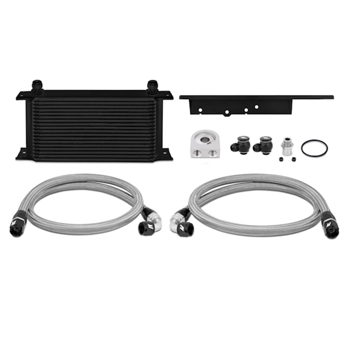 Mishimoto 2003-2009 Nissan 350Z / 2003-2007 Infiniti G35 Coupe Oil Cooler Kit, Black