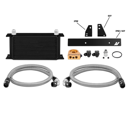 Mishimoto Nissan 370Z, 2009+/Infiniti G37, 2008+ Coupe Thermostatic Oil Cooler Kit, Black