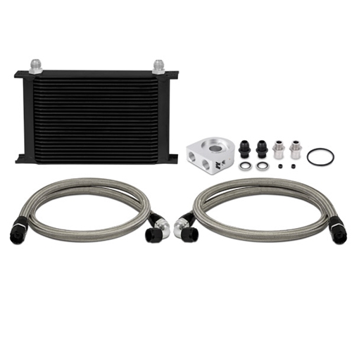 Mishimoto Universal 19 Row Oil Cooler Kit, Black