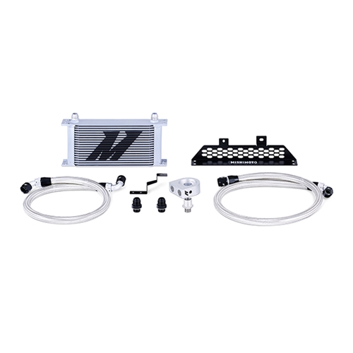 Mishimoto Ford Focus ST Oil Cooler Kit, 2013-2018 Silver Non-Thermostatic