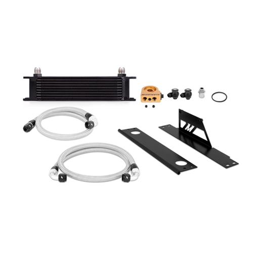 Mishimoto Subaru WRX and STI Thermostatic Oil Cooler Kit, Black, 2001-2005