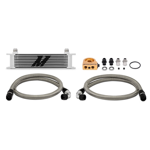 Mishimoto Universal Thermostatic 10 Row Oil Cooler Kit