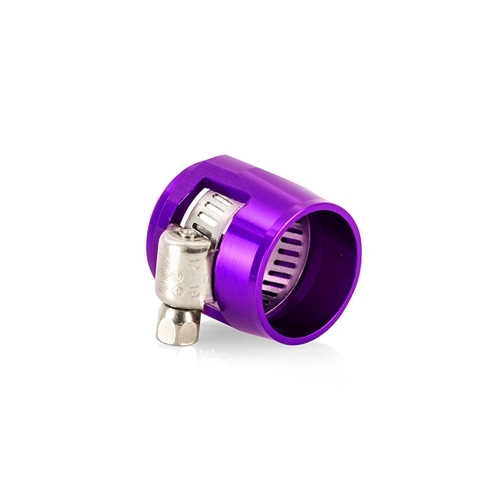 Mishimoto -4AN Hex Hose Finisher Clamp Set, Purple