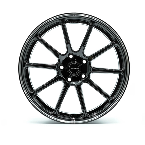 RF03RR 18x9.5 +38 offset 5x114.3 73.1 Cone Black Machining