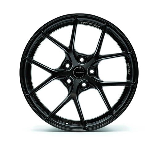 RF05RR 18x9.5 +38 offset 5x114.3 73.1 Cone Matt Black