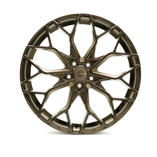 RF07 20x9 +25 offset 5x112  66.6 Ball Satin Bronze