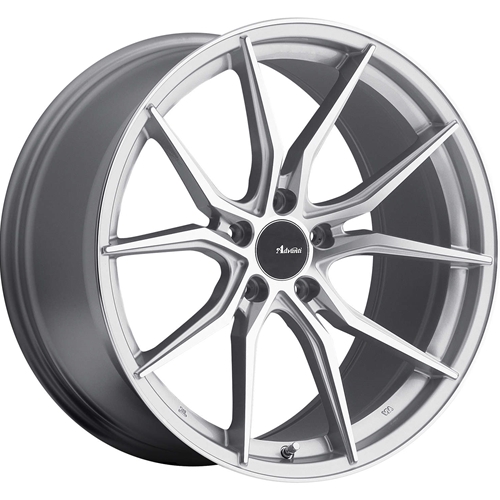 ADVANTI RACING HYBRIS 17x7.5 5x108 ET45 Machine Face Silver