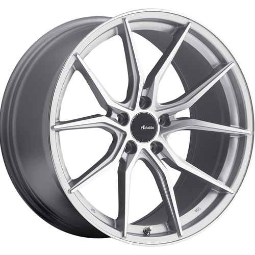 ADVANTI RACING HYBRIS 18x8 5x108 ET45 Machine Face Silver