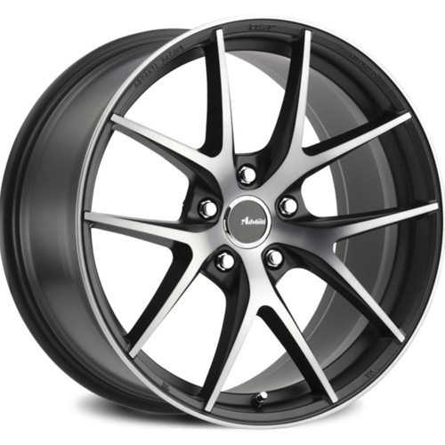 ADVANTI RACING VIGOROSO 17x7.5 5X100 ET45 MATTE BLACK SMOKED CLEAR