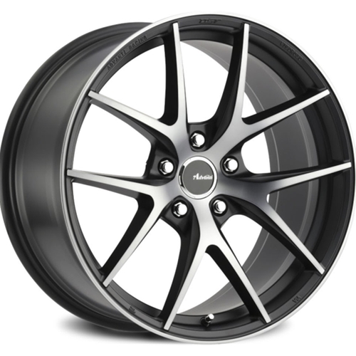 ADVANTI RACING VIGOROSO 18x8 5X100 ET45 MATTE BLACK SMOKED CLEAR