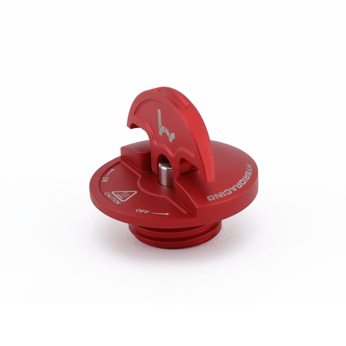 HYBRID RACING V2 SLIM OIL CAP (HONDA & ACURA) - RED