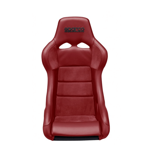 SEAT QRT PERF LTHR/ALC BLK/RED