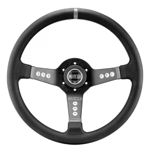 SPARCO STEERING WHEEL L777 LEATHER BLACK