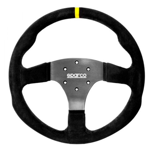 SPARCO STEERING WHEEL R330B SUEDE W/BTTN