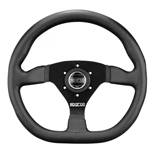 SPARCO STEERING WHEEL L360 RING LEATHER BLACK