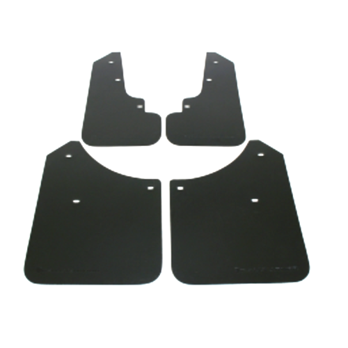 2003-08 Forester Basic Mud Flaps Black Logo