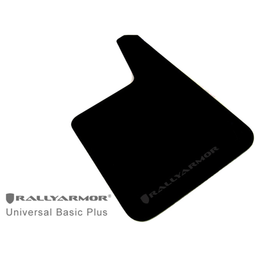 Universal Basic Plus Black Mud Flap Black Logo