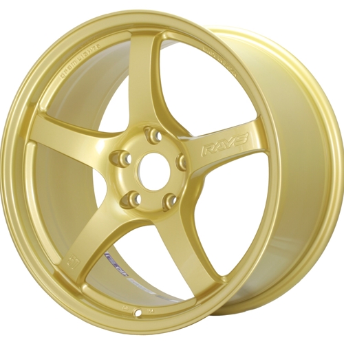 Gram Lights 57CR 19x9.5 +35 5-120 Almite Gold Wheel