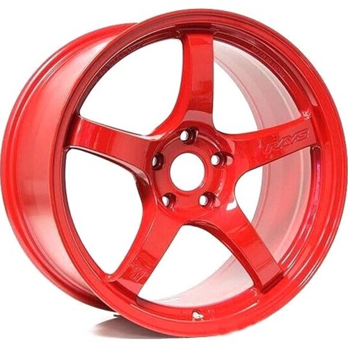 Gram Lights 57CR 15x8.0 +35 4-100 Milano Red Wheel