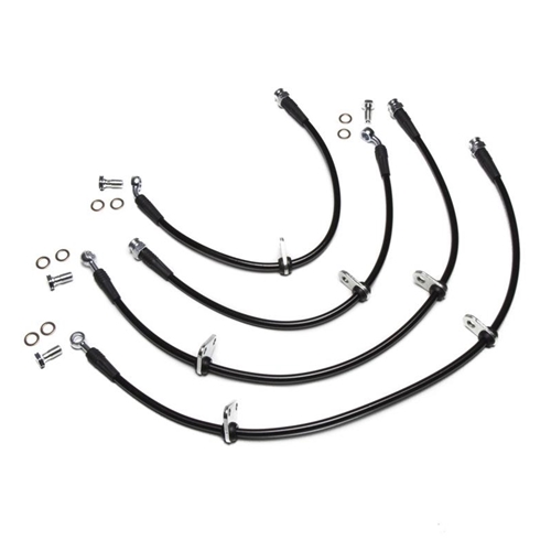 Chase Bays Fenderwell Brake Lines - Acura Integra 90-01 & Honda Civic 88-95  w/Rear Disc 4/5bolt