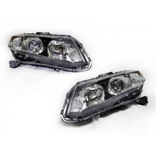 JDM Brand Headlights - Honda Civic 12-15 4dr or 12-13 2dr Black Housing