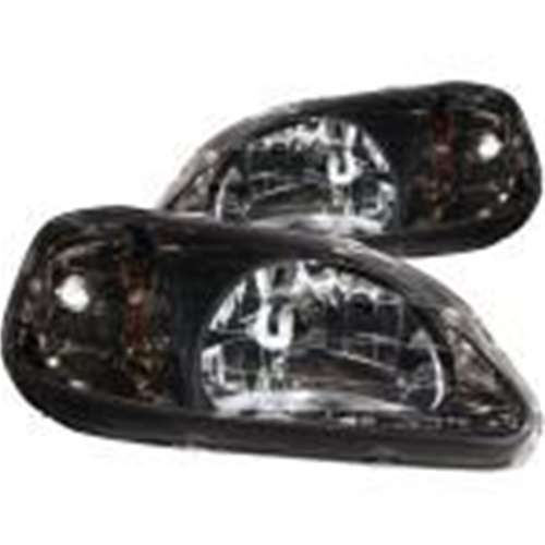 JDM Brand Headlights - Honda Civic 99-00 Gunmetal Housing