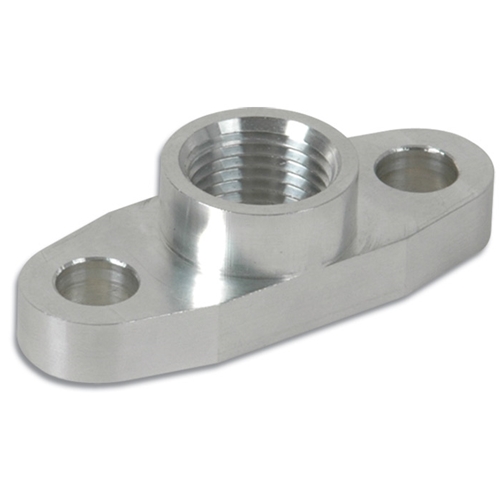 Aluminum Oil Flange for GT37-GT55R (Tapped - 1/2" NPT)