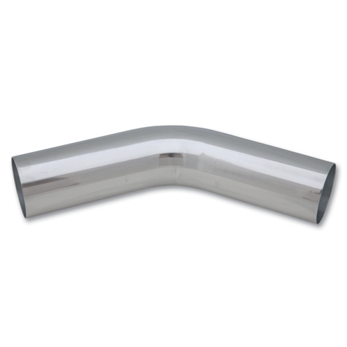 45 Degree Aluminum Bend, 4" O.D. - Polished