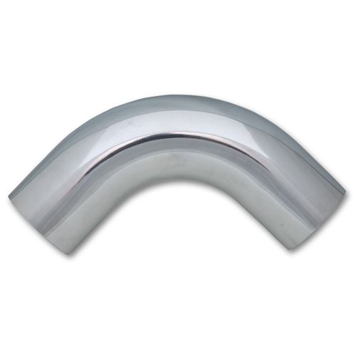 90 Degree Aluminum Bend, 2" O.D. - Polished