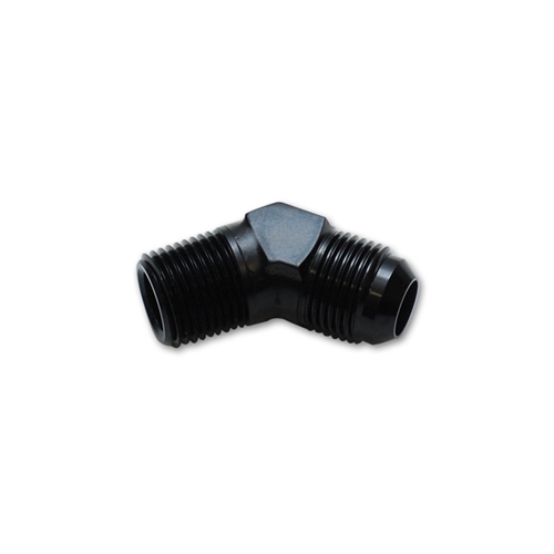 45 Degree Adapter Fitting; Size: -4AN x 1/4" NPT