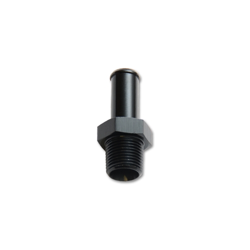 Male NPT to Hose Barb Straight Adapter Fitting; NPT Size: 1/8"; Hose Size: 1/4"