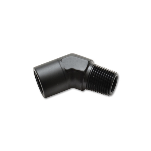 45 Degree Female to Male Pipe Adapter Fitting; Size: 1/8" NPT