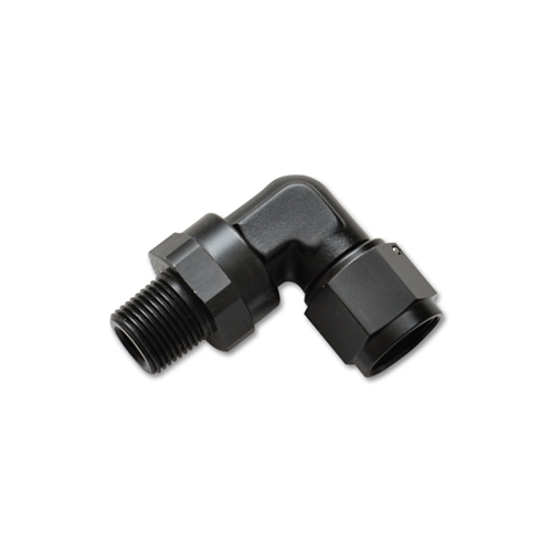 -6AN Female to 1/4"NPT Male Swivel 90 Degree Adapter Fitting