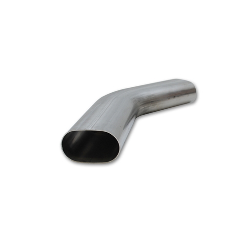 45 Degree (horizontal) Oval Mandrel Bend, 3"