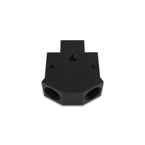 Y-Block Adapter with 1/8" NPT Port, Single Size: -8 ORB, Dual Size: -8 ORB