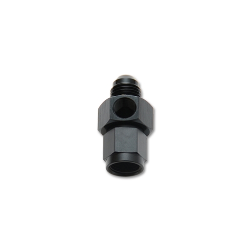 Female AN to Male AN Flare Union Adapter with 1/8" NPT Port; Size: -6AN